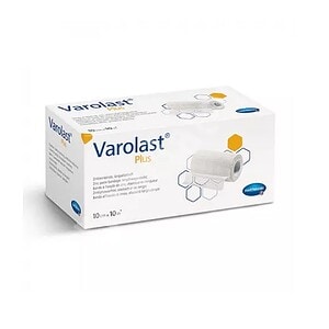 Varoplast Plus bandaj elastic pentru dureri musculare și leziuni, 10cm x 10m.