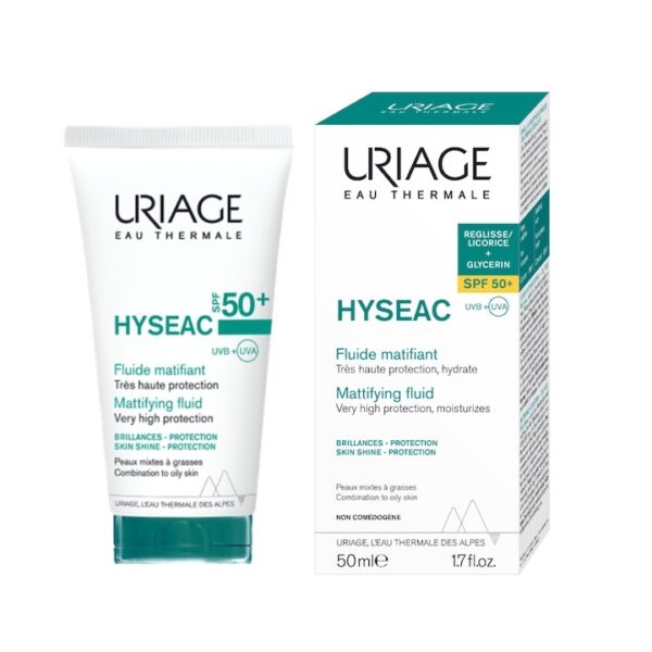 fluid-matifiant-hyseac-spf-50-50-ml-uriage-O41244-farmacia-morpheus URIAGE Fluid matifiant Hyseac SPF 50+, 50 ml