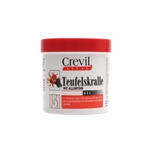 Crevil Vital Gel pentru detoxifiere și sănătate pielii, cu extract de mușețel și alantoină.