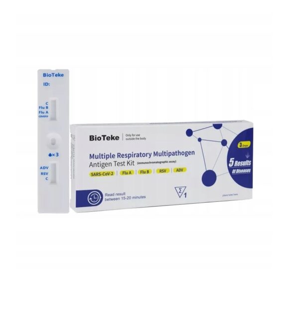 kit-de-test-rapid-5-in-1-sars-cov-2gripa-a-b-rsv-adv-bioteke-O42151-farmacia-morpheus Test rapid COVID-19 și gripă BioTeke, kit de diagnosticare multiplex pentru sănătate.