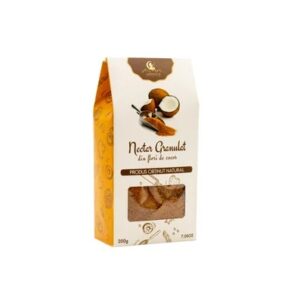 Nectar Granulat din faină de cocos, supliment natural pentru sănătate.