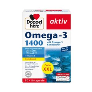 Omega-3 1400 mg pentru sănătate inimii, 30+10 capsule, Farmacia Morpheus.