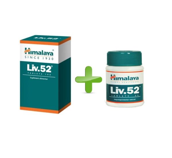 pachet-liv-52-100-25-comprimate-himalaya-O19135-farmacia-morpheus Tablete Himalaya Liv.52 și supliment natural pentru sănătatea ficatului.
