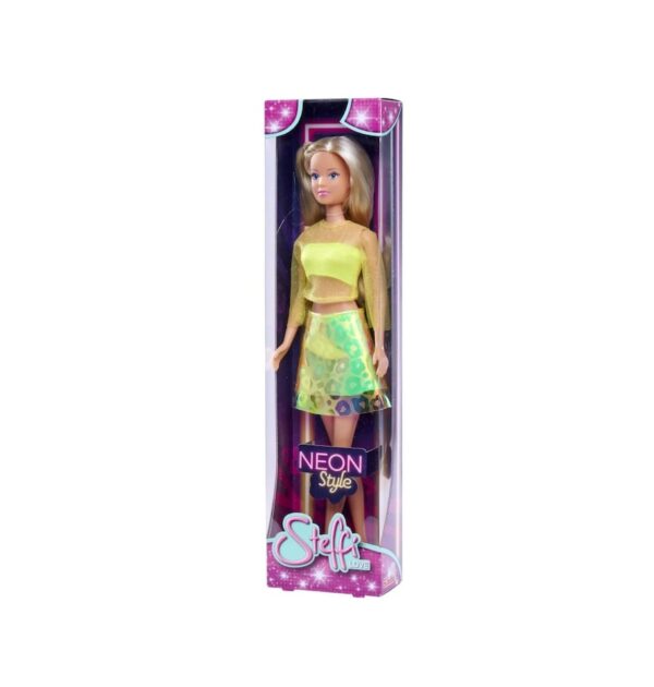 papusa-neon-style-galben-steffi-love-O40213-farmacia-morpheus Papusa Neon Style Galben, Steffi Love