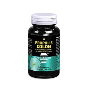 Propolis Colon, supliment pentru sănătatea digestivă, fără gluten, de la Farmacia Morpheus.
