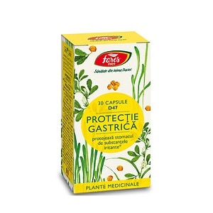 Ulei din plante medicinale pentru protecție gastrică, capsule, sănătate naturală din Dacia.