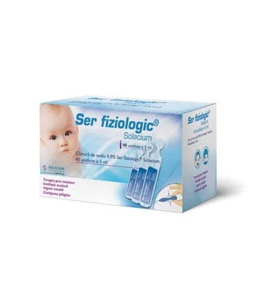 Ser fiziologic Solacium pentru hidratare și echilibru electrolitic, 40 plicuri.