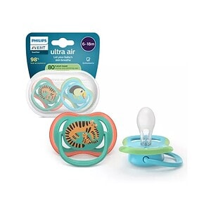set-2-suzete-ultra-air-6-18-luni-papagal-tigru-scf087-11-philips-avent-O42407-farmacia-morpheus Anti-colici pentru bebeluși, suzete PM, 6-18 luni, Phil Avent, păcii liniștite și sănătate.
