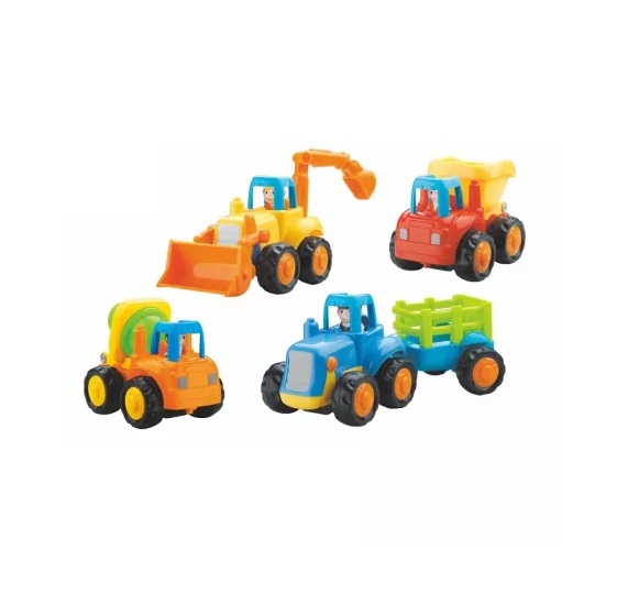 Set 4 Vehicule la Ferma, +18 Luni, Hola