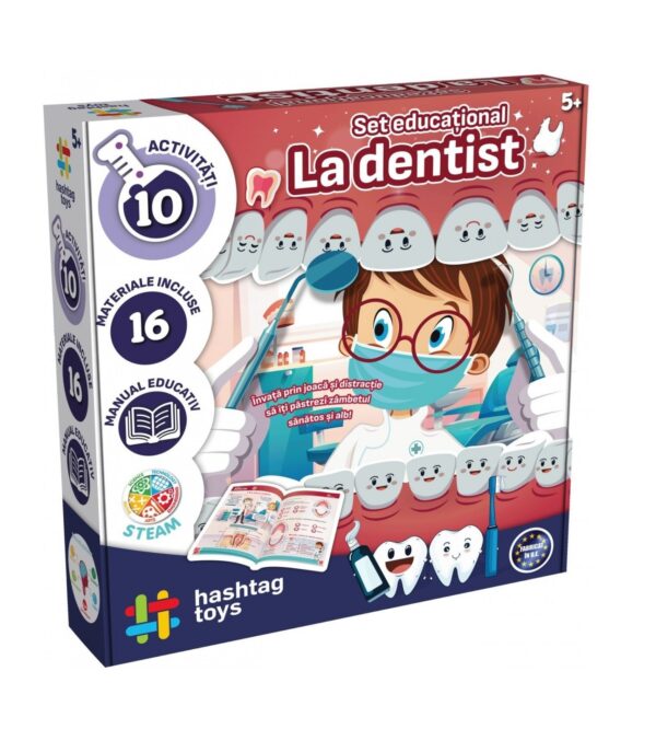 set-educational-prima-mea-trusa-de-dentist-hashtag-toys-O42522-farmacia-morpheus Set Educational Prima Mea Trusa de Dentist, Hashtag Toys