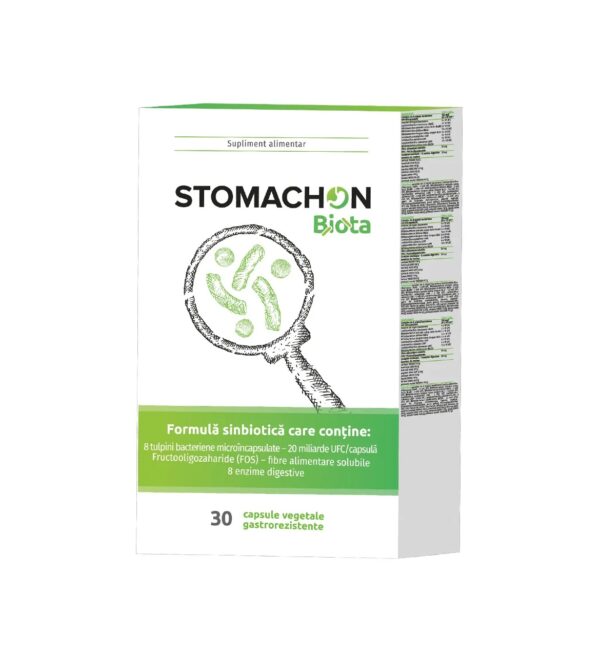stomachon-biota-30-capsule-naturpharma-O42374-farmacia-morpheus Algia digestie, sănătate trup, supliment probiotic, capsule naturale pentru digestie.