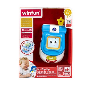 Jucarii educative pentru copii, telefon cu sunete si functie de flip-up, ideal pentru dezvoltarea senzoriala si distractive.