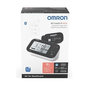 Monitor de tensiune OMRON M7 Intelli IT pentru sănătate, precizie și conectivitate Bluetooth.