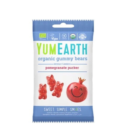 Bomboane organice fără gelatină Yume Earth, pentru sănătate și gust bun.