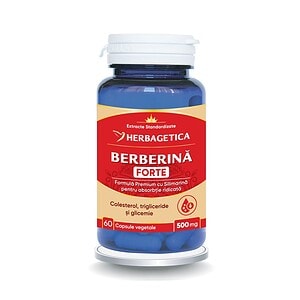 Capsule Berberina Forte pentru sănătate, 60 capsule vegetale, Herbagetica.
