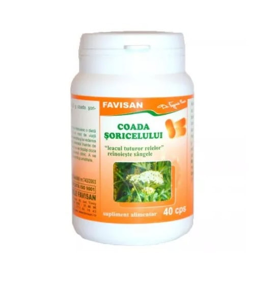 Supliment natural pentru sănătatea sanguină, coada soricelului, 40 cps.