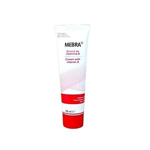MEBRA Vitamina A. Crema cu vitamina A pentru piele, hidratare și regenerare, poate fi găsită la Farmacia Morpheus.