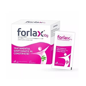 Forlax 10g, medicament pentru constipație, soluție orală, tratament simptomatic.