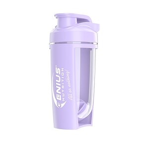 Recipient shaker sport pentru proteine și suplimente nutritive.