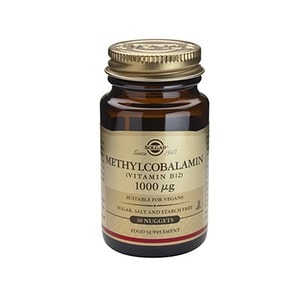Vitamina B12, supliment alimentar pentru vegan, fără zahăr și amidon.