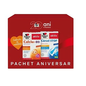 Pachet aniversar cu suplimente pentru sănătate și imunizare, oferte speciale de la Farmacia Morpheus.