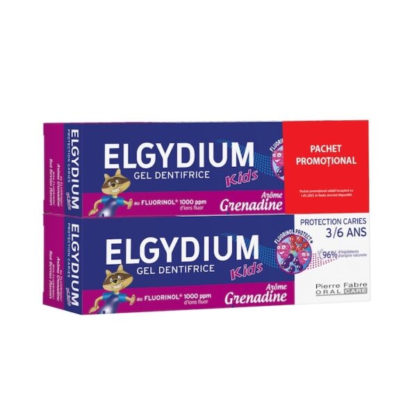 Gel dentifrice pentru copii cu fluorinol, protejează cariile, gust plăcut, pentru copii 3-6 ani.
