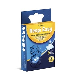 Respir Easy. Plasturi pentru tuse și răceli copii, soluție naturală și sigură.