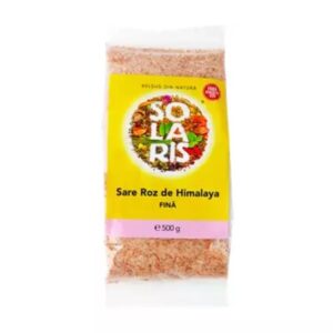 Sare roz de Himalaya, produs natural pentru detoxifiere și relaxare, 500g, de înaltă calitate, disponibil în Farmacia Morpheus.