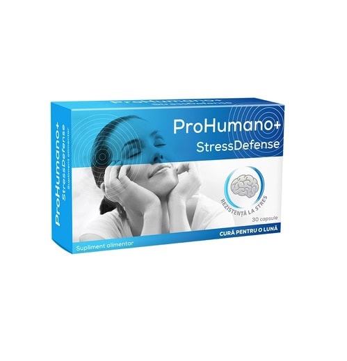 ProHumano+. Supliment pentru stres si anxietate, 30 capsule, sprijin pentru sanatatea mentala.