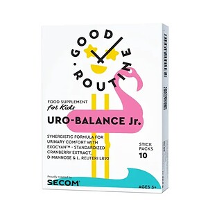 Supliment alimentar copii. Supliment pentru urinari confort, cu extract de merișor și D-Mannose, destinat copiilor de peste 3+ ani.