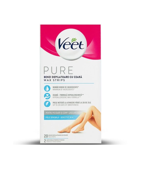 Benz de epilat cu ceară, hipoalergenic, pentru piele sensibilă, 28 zile netede, farmacie Morpheus România.