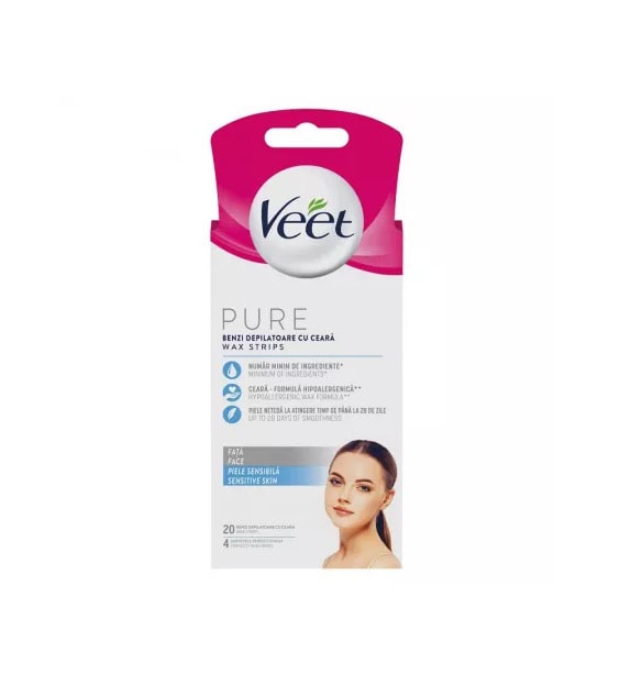 Paste depilatoare veet pentru piele sensibilă, fără iritații.