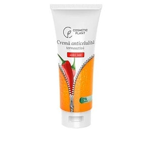 Crema anticelulită termoactivă pentru piele fermă și netedă, cu extract de ardei iute. Ideal pentru reducerea celulitei.