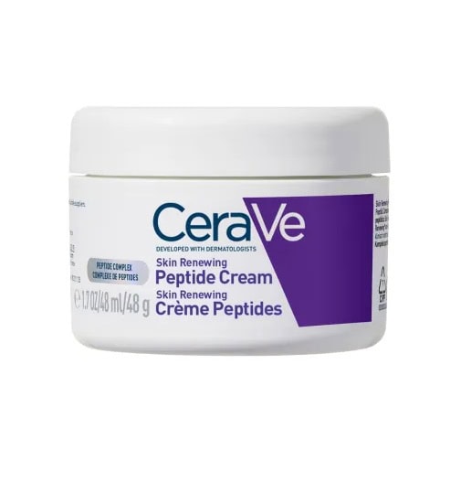 Crema regeneratoare ten cu peptide.