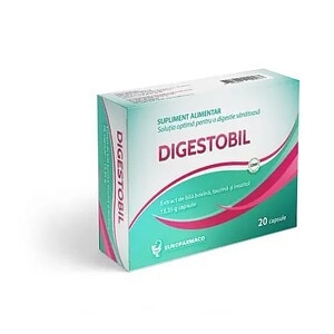 Capsule pentru digestie ușoară și sănătoasă, cu extracte naturale.