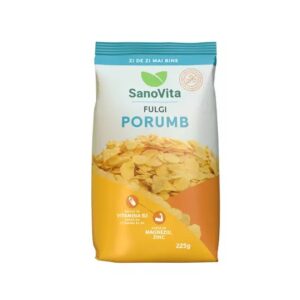 Fulgi de Porumb Fara Zahar, 225 g, Sanovita