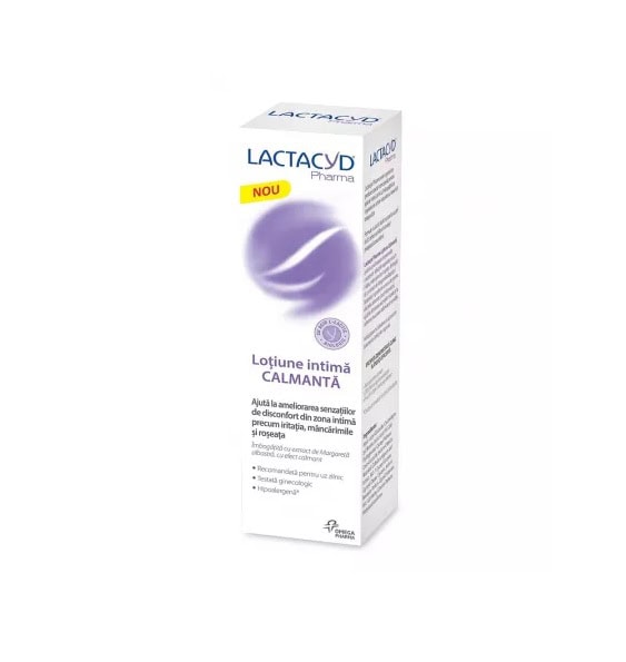 Lactacyd Calmante. Lotiune intima Lactacyd, pentru confort si calmare in zona intima, 200ml.