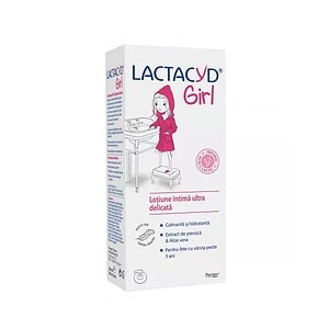 Lactacyd Girl. Lactacyd Girl, loțiune intimă delicată pentru fetițe, hidratare și probiotic, pentru sănătatea intimă a copiilor.