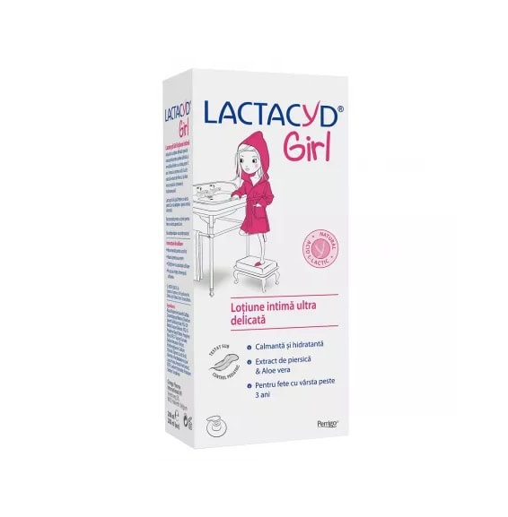 Lactacyd Girl. Lactacyd Girl, loțiune intimă delicată pentru fetițe, hidratare și probiotic, pentru sănătatea intimă a copiilor.