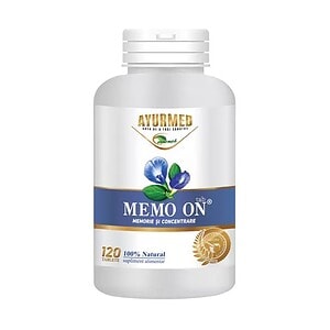 Supliment pentru memorie și concentrare, 120 capsule.