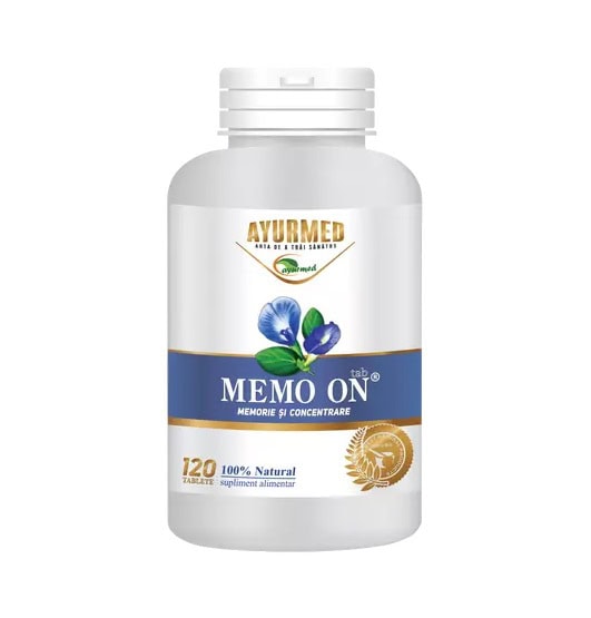 Memorare natural. Supliment pentru memorie și concentrare, 120 capsule.