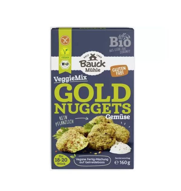 Mix pentru Chiftelute Aurii Vegane Bio, Fara Gluten, 160g, BauckHof Biogama