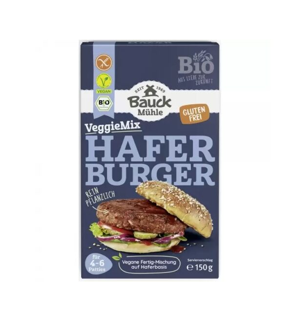 mix-vegan-pentru-burger-din-ovaz-fara-gluten-bio-150g-bauckhof-biogama-O42839-farmacia-morpheus Mix Vegan pentru Burger din Ovaz, Fara Gluten Bio, 150g, BauckHof Biogama