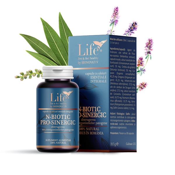 N-Biot1C Pro-Sinergic, 30 Capsule, Bionovativ