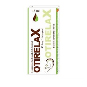 Picături pentru urechi Relaxax, 15 ml, calmarea durerii și inflamației în urechi.