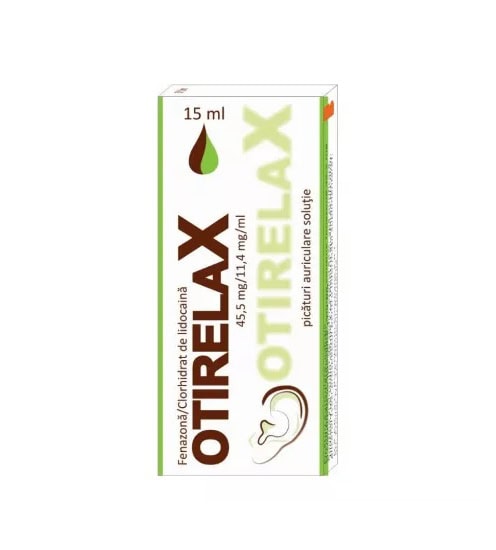 Relaxax. Picături pentru urechi Relaxax, 15 ml, calmarea durerii și inflamației în urechi.