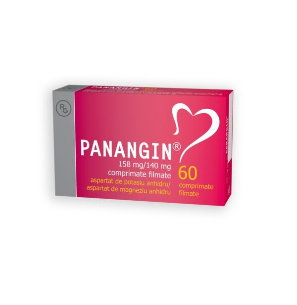 Cutie cu comprimate Panangin Forte pentru sănătate cardiacă.
