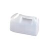 Recipient plastic pentru medicamente, 2L, alb, ușor de purtat și utilizat. Recipient plastic pentru medicamente 2L, rezistent, ideal pentru doze și administrare ușoară.
