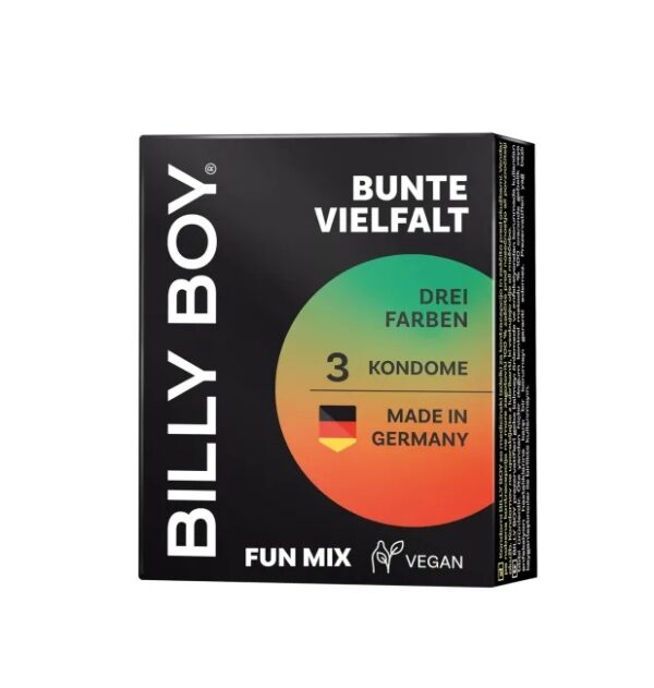 Condomuri colorati, buni pentru plăcere, în diverse culori și mărimi, produs german, vegani, siguri și fiabili.