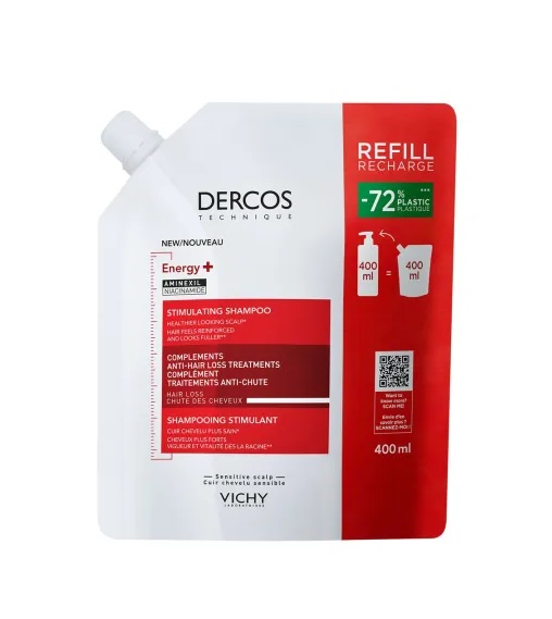 rezerva-eco-sampon-cu-actiune-energizanta-dercos-energy-400-ml-vichy-O41827-farmacia-morpheus Rezerva Eco Sampon cu Actiune Energizanta Dercos Energy+, 400 ml, Vichy